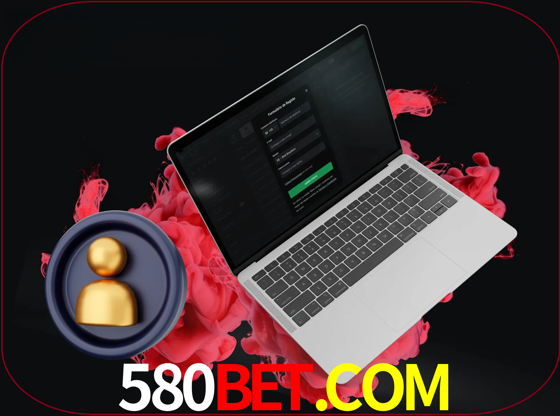 No cabeçalho do site 580bet, clique no botão que o levará a um formulário especial onde terá de introduzir as suas informações actuais.