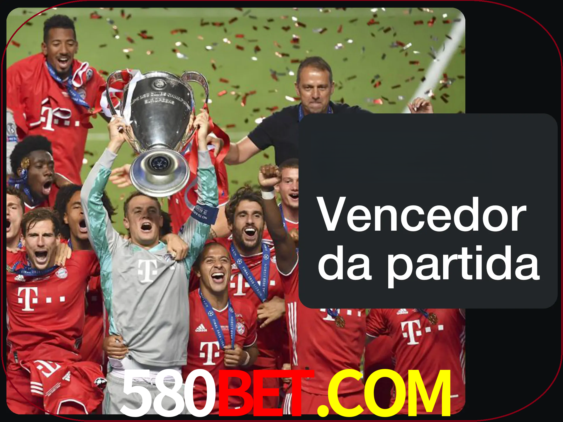 Aposte no vencedor e ganhe uma grande quantia de dinheiro.