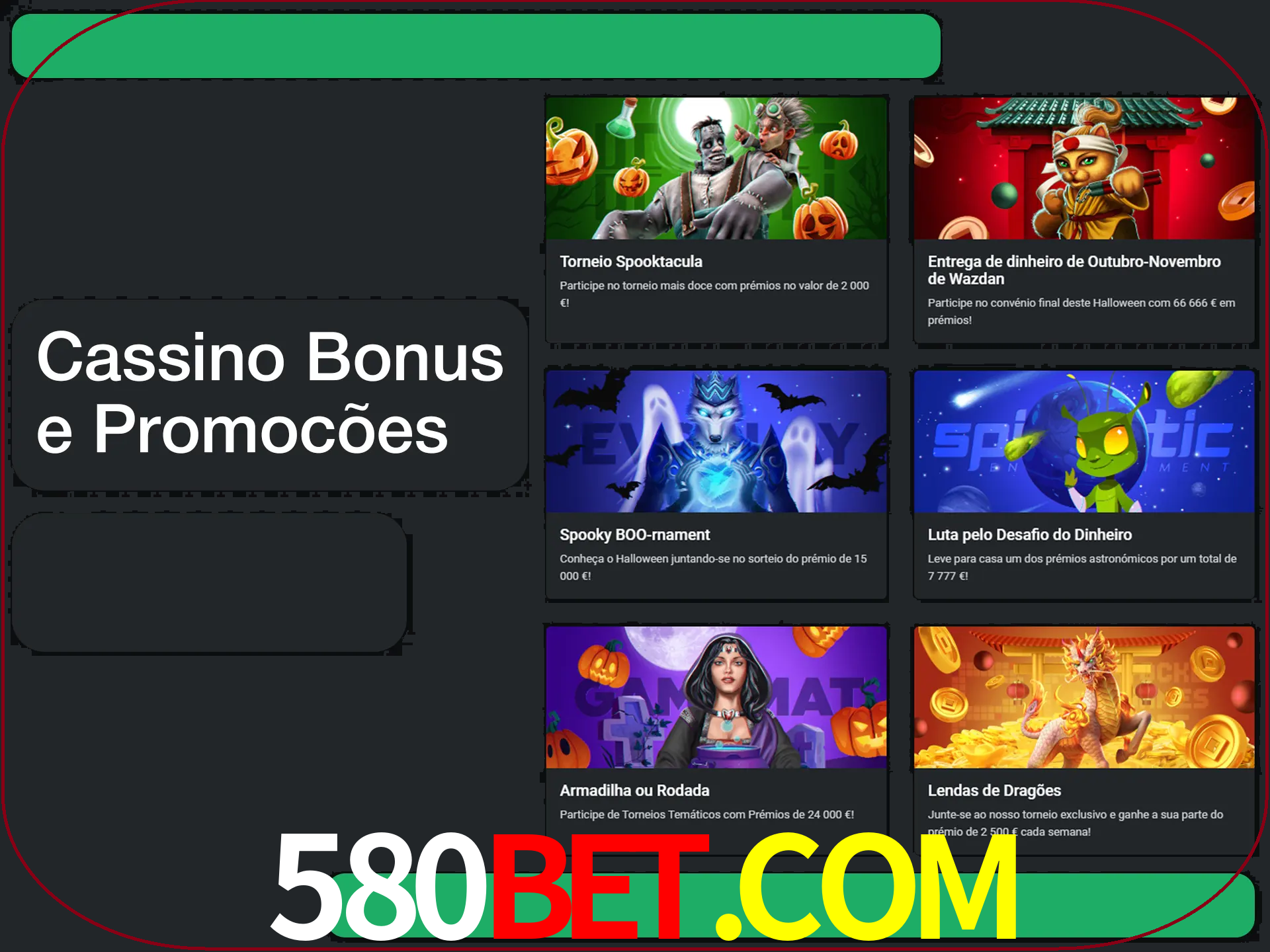 Verifique se há novos bônus de cassino para reivindicar.